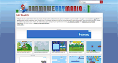 Desktop Screenshot of darmowegrymario.pl